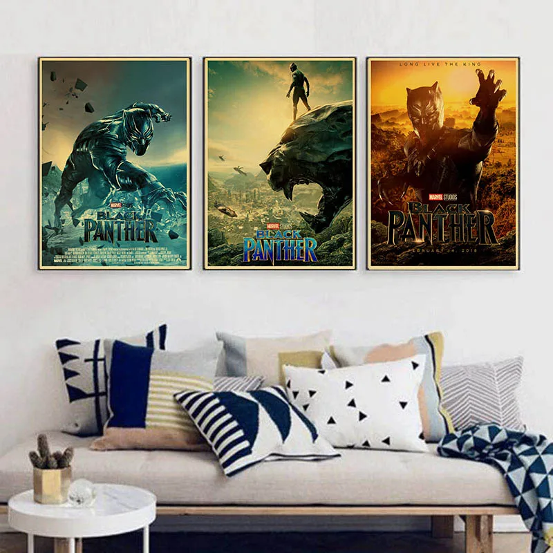 Marvel Comics Super hero Black Panther Vintage Paper Poster Wall Painting Home Decoration 42X30 CM 30X21 CM
Marvel Comics Super hero Black Panther Vintage Paper Poster Wall Painting Home Decoration 42X30 CM 30X21 CM
