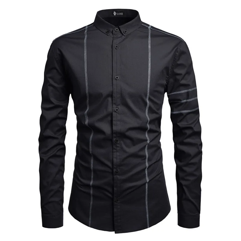 Men Shirt Brand 2019 New Male High Quality Long Sleeve Shirts Casual Slim Fit Black Man Dress Shirts Plus Size plus-size
Men Shirt Brand 2019 New Male High Quality Long Sleeve Shirts Casual Slim Fit Black Man Dress Shirts Plus Size plus-size