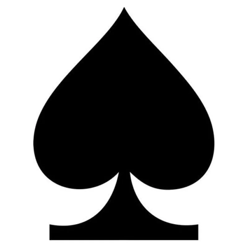 11 см * 14,2 см Lucky 13 Spade модные наклейки для стайлинга автомобиля винил черный/серебристый S3-5103
11 см * 14,2 см Lucky 13 Spade модные наклейки для стайлинга автомобиля винил черный/серебристый S3-5103