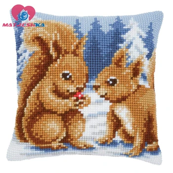 Cross Stitch Pillow Cover DMC Counted Handmade Cushions Animal Decoration cross stitch bonny accessories Animal patterns printed
Cross Stitch Pillow Cover DMC Counted Handmade Cushions Animal Decoration cross stitch bonny accessories Animal patterns printed