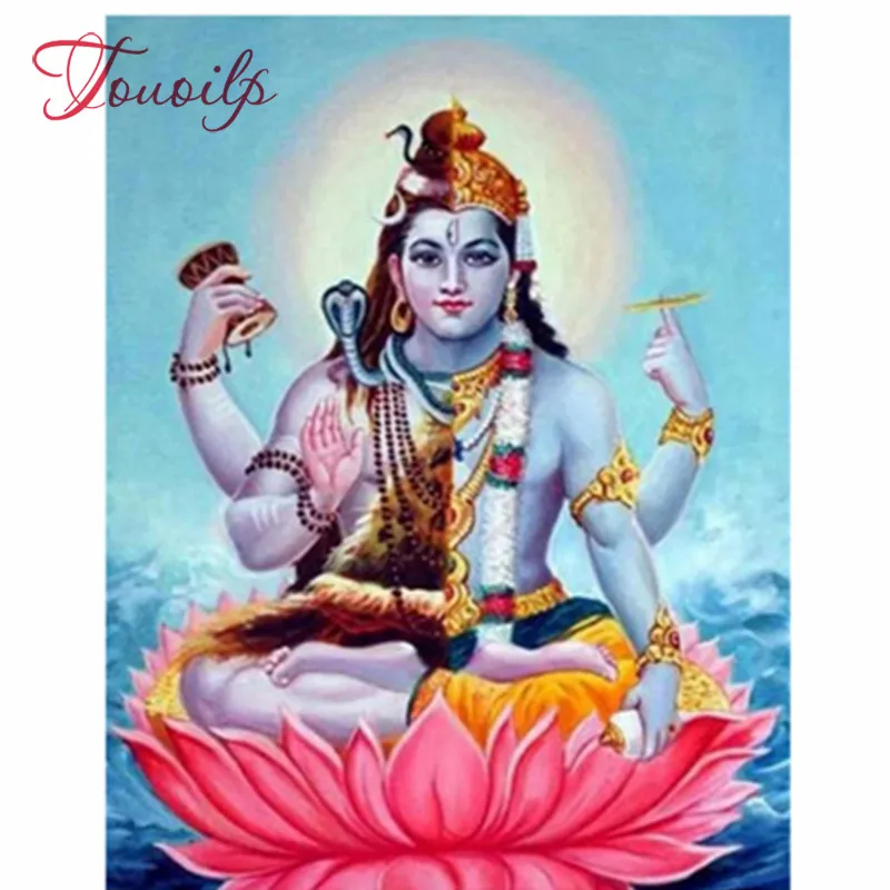 Shiva Parvati Ganesha алмазная вышивка 5D сделай сам живопись крестиком Алмазная мозаика