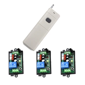 AC110V 220 V 1CH Wireless Remote Control Switch System 3 Receiver & 1 Key Long Distance Remote 315mhz/433mhz SKU: 5214
AC110V 220 V 1CH Wireless Remote Control Switch System 3 Receiver & 1 Key Long Distance Remote 315mhz/433mhz SKU: 5214