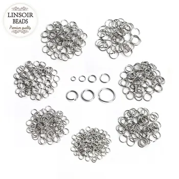 200pcs/lot Stainless Steel 3/4/5/6/7/8/10mm Open Jump Rings Silver Tone Split Rings Connectors For Necklace Jewelry Making F3703
200pcs/lot Stainless Steel 3/4/5/6/7/8/10mm Open Jump Rings Silver Tone Split Rings Connectors For Necklace Jewelry Making F3703