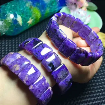 Natural Crystal Bracelet Purple Charoite Gemstone Beads Bracelet 17*13mm AAA Free Shipping
Natural Crystal Bracelet Purple Charoite Gemstone Beads Bracelet 17*13mm AAA Free Shipping