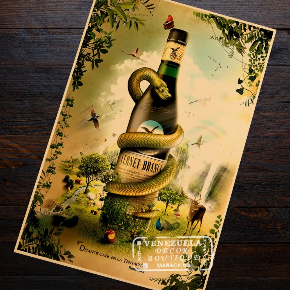 Advertisement Fernet Wine Vintage Propaganda Retro Vintage Kraft Poster Canvas DIY Wall Sticker Home Bar Posters Decoration
Advertisement Fernet Wine Vintage Propaganda Retro Vintage Kraft Poster Canvas DIY Wall Sticker Home Bar Posters Decoration