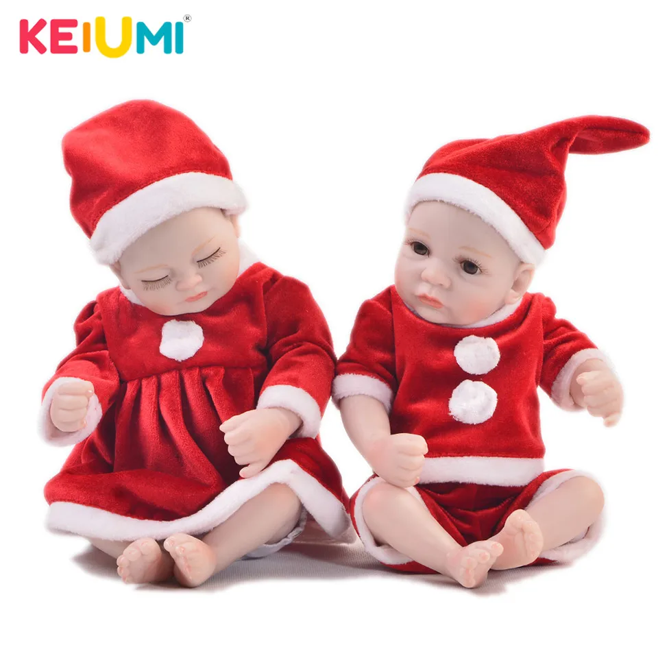 Wholesale 11 Inch Mini Doll Reborn Babies Full Silicone Body Newborn Dolls Realistic Boy Baby Toys Children Christmas Gifts
Wholesale 11 Inch Mini Doll Reborn Babies Full Silicone Body Newborn Dolls Realistic Boy Baby Toys Children Christmas Gifts
