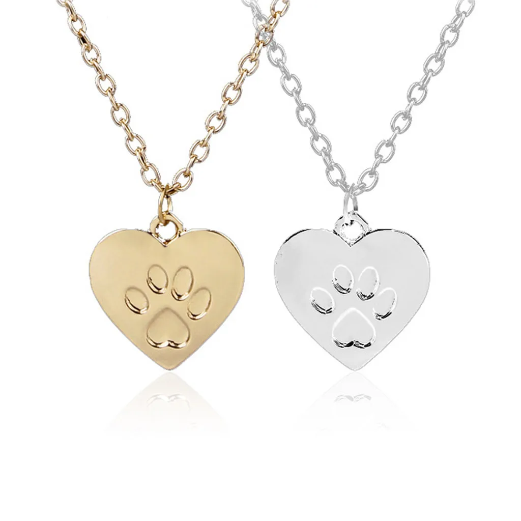 Kimtae Stylish Wild Necklace Popular Heart Shaped Dog Footprint Necklace Animal Pendant Necklace Ladies Jewelry z0401
Kimtae Stylish Wild Necklace Popular Heart Shaped Dog Footprint Necklace Animal Pendant Necklace Ladies Jewelry z0401