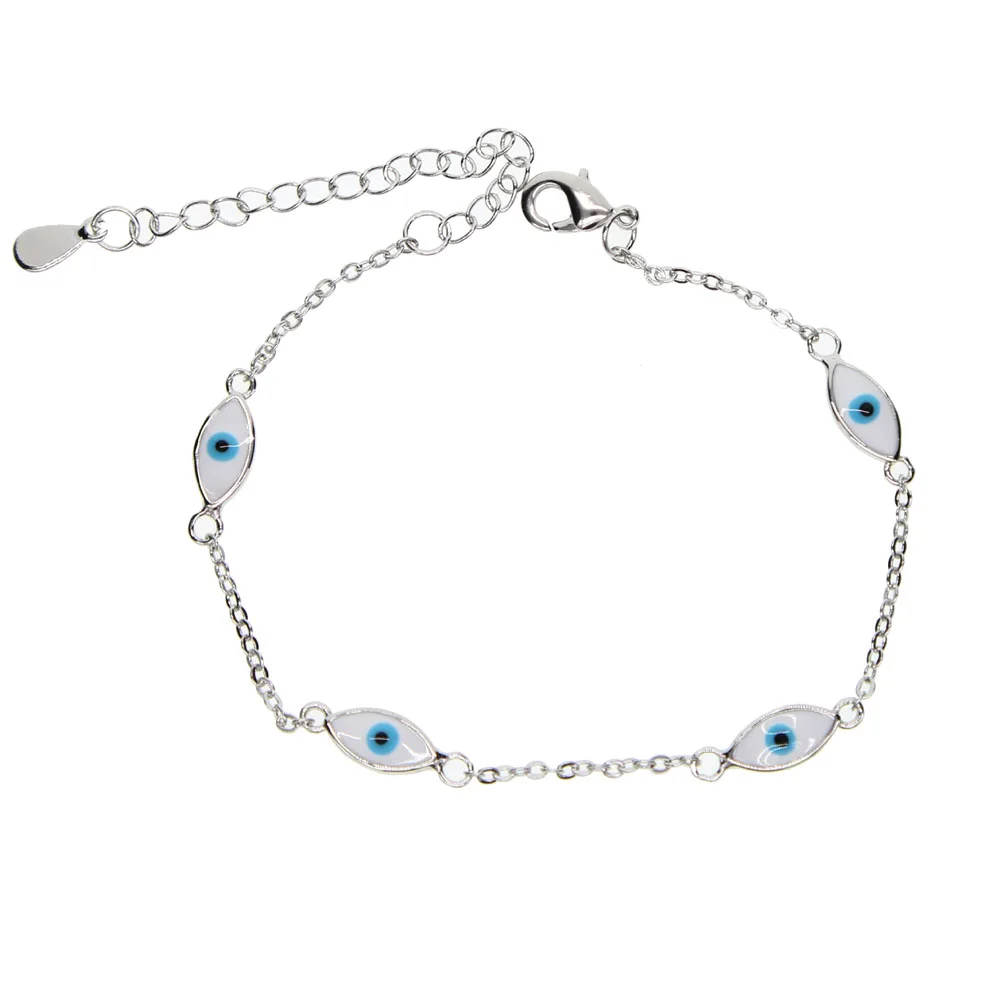 Pulseiras Real 2019 New Turkish Evil Eye Bluewhite Enamel No Charm Bracelet For Women Adjustable Link Chain Bracelets Jewelry
Pulseiras Real 2019 New Turkish Evil Eye Bluewhite Enamel No Charm Bracelet For Women Adjustable Link Chain Bracelets Jewelry