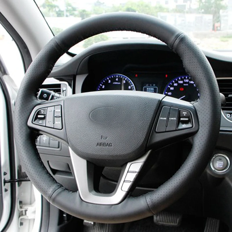 Free Shipping High Quality cowhide Top Layer Leather handmade Sewing Steering wheel covers protect For Hyundai Mistra
Free Shipping High Quality cowhide Top Layer Leather handmade Sewing Steering wheel covers protect For Hyundai Mistra