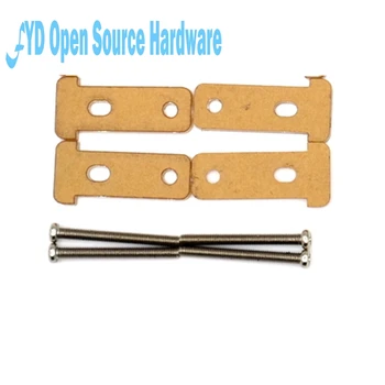 4pcs TT geared motor bracket T-head with M3 * 30 screws nuts Smart car chassis acrylic floor
4pcs TT geared motor bracket T-head with M3 * 30 screws nuts Smart car chassis acrylic floor