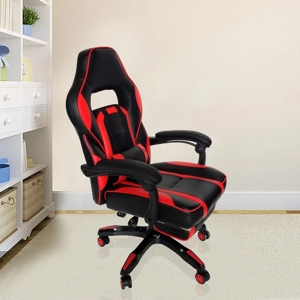 Racing synthetic Leather gaming chair Internet cafes WCG computer chair comfortable lying household Chair
Racing synthetic Leather gaming chair Internet cafes WCG computer chair comfortable lying household Chair