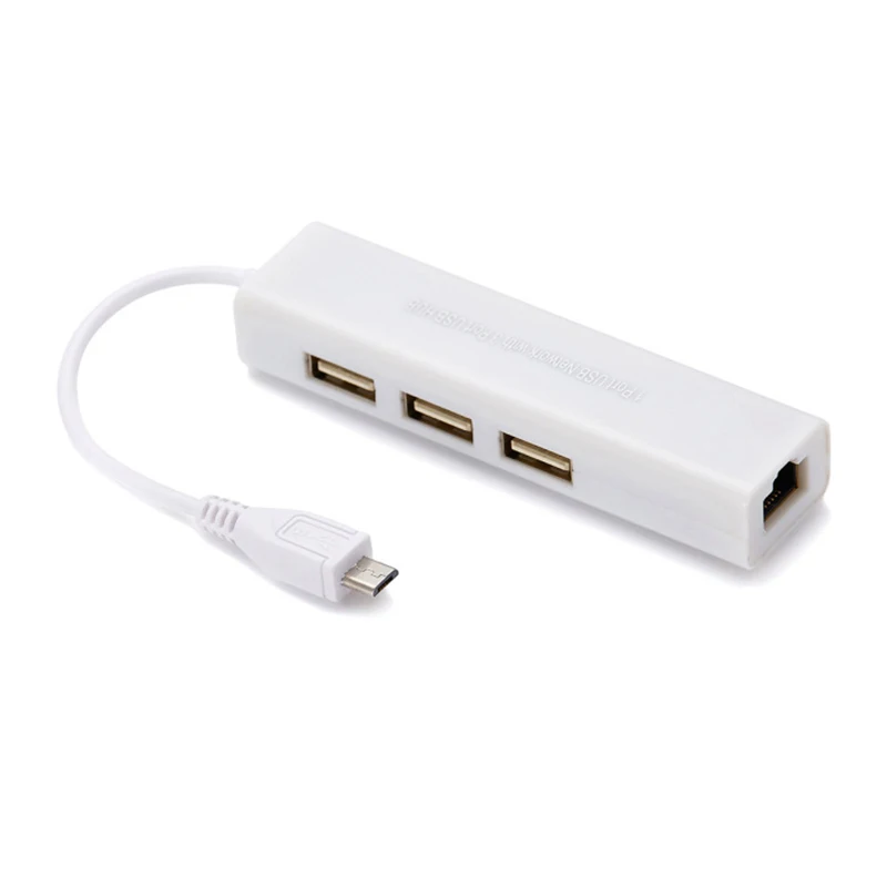 Brand New Micro USB To Network LAN Ethernet RJ45 Adapter With 3 Port USB 2.0 HUB Adapter
Brand New Micro USB To Network LAN Ethernet RJ45 Adapter With 3 Port USB 2.0 HUB Adapter