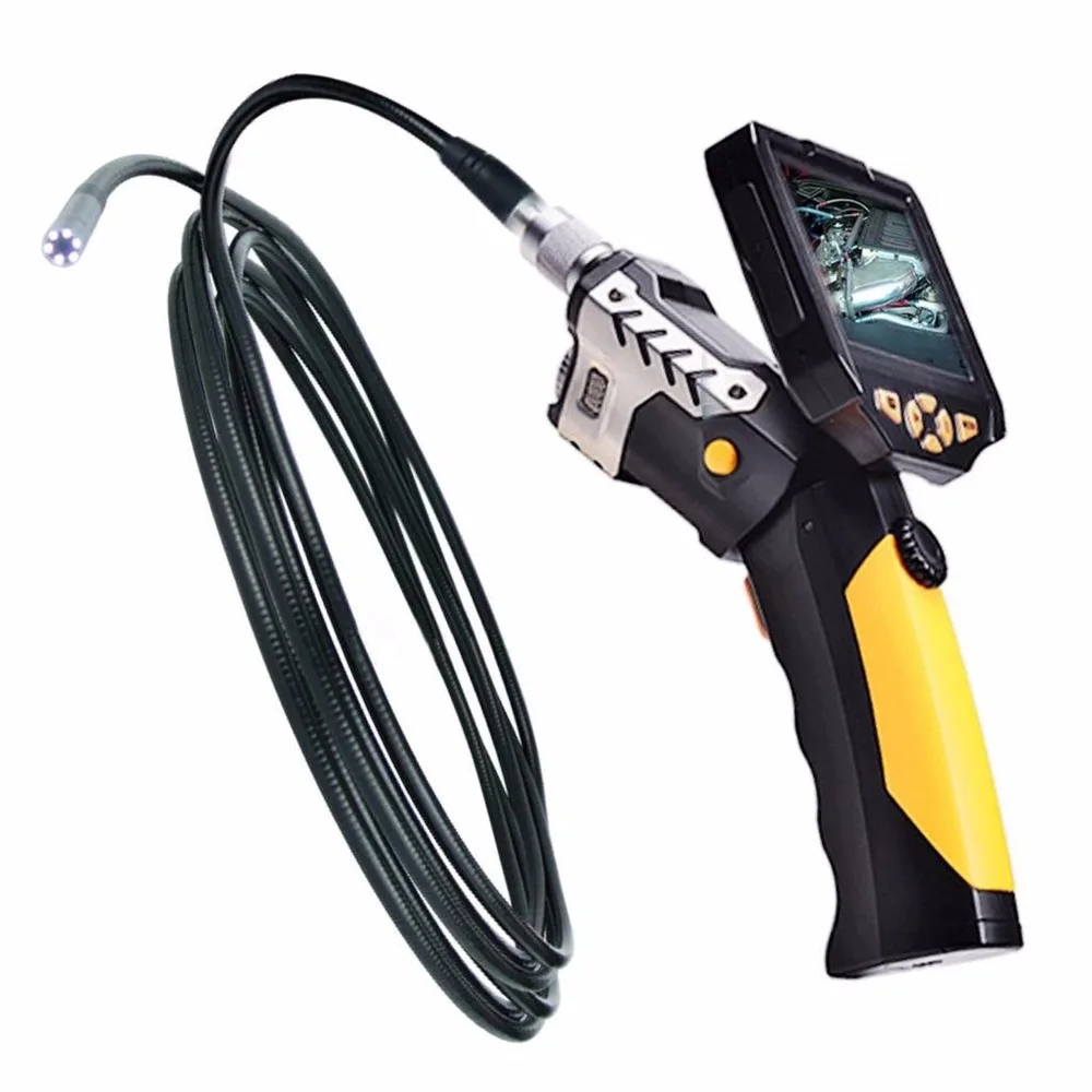 

Detachable 3.5" LCD Video Inspection Camera Borescope Endoscope Snake Scope 8.2mm diameter + 5M Flexible Tube + 2GB MicroSD card