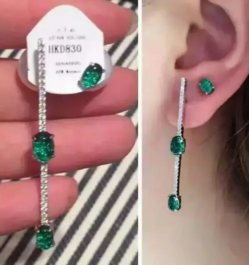 Bridal jewelry free shipping hot sellhot sell 925 fashion beautiful green crystal V type Multi angle Jewelry earrings
Bridal jewelry free shipping hot sellhot sell 925 fashion beautiful green crystal V type Multi angle Jewelry earrings