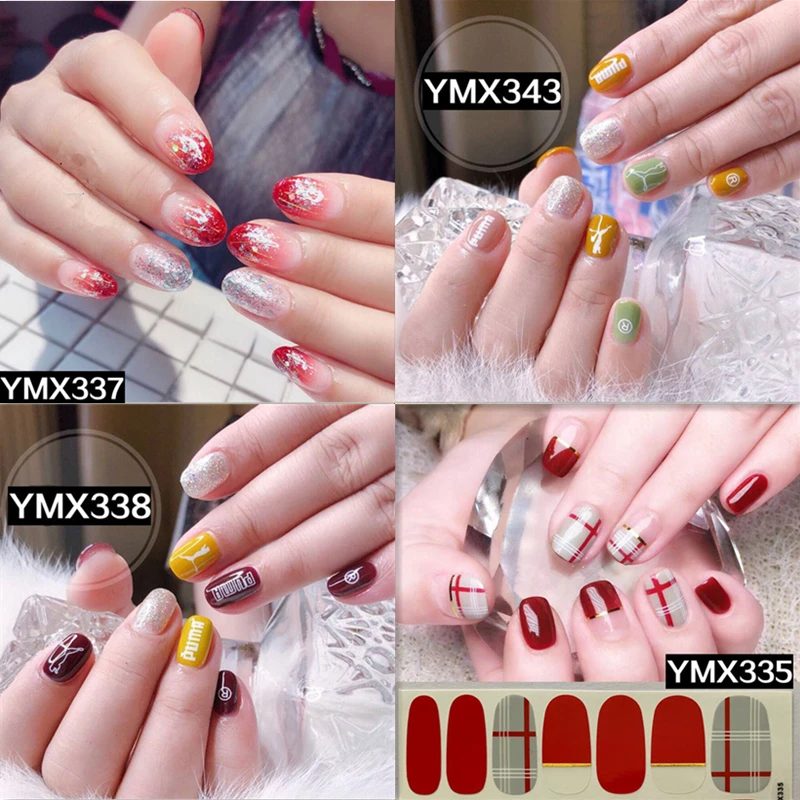 1 Sheet 14Tips Nail Wraps Glitter Gradient Color Adhesive Nail Art Sticker Waterproof Nail Vinyls Decal Nail Sticker Decorations
1 Sheet 14Tips Nail Wraps Glitter Gradient Color Adhesive Nail Art Sticker Waterproof Nail Vinyls Decal Nail Sticker Decorations