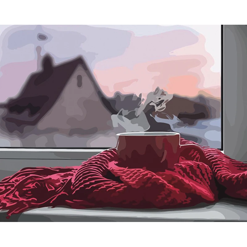 DIY Digital Painting By Numbers Package A Cup Of Hot Coffee Painting Mural Kits Coloring Wall Art Picture Gift Frameless 30X40CM
DIY Digital Painting By Numbers Package A Cup Of Hot Coffee Painting Mural Kits Coloring Wall Art Picture Gift Frameless 30X40CM