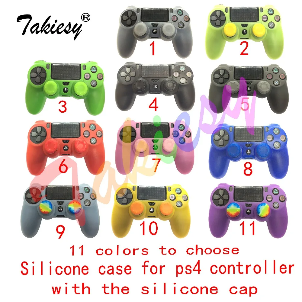 Silicone Analog Joystick Thumbstick Grip Caps Protective Skin Cover Case For Sony Playstation Dualshock 4 PS4 Controller Gamepa
Silicone Analog Joystick Thumbstick Grip Caps Protective Skin Cover Case For Sony Playstation Dualshock 4 PS4 Controller Gamepa