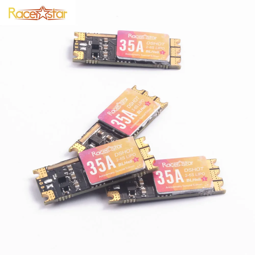 4PCS Racerstar Special Edition SPROG X 35A BLheli_S 2-6S DShot600 ESC for RC Quadcopter Frame DIY Part Accessories 4g
4PCS Racerstar Special Edition SPROG X 35A BLheli_S 2-6S DShot600 ESC for RC Quadcopter Frame DIY Part Accessories 4g