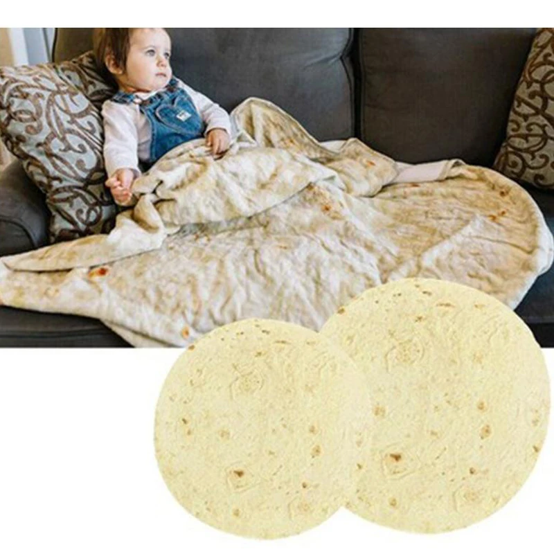 Mexican tortilla, air conditioning blanket, towel blanket, pancake, 3D digital printing roll cake blanket
Mexican tortilla, air conditioning blanket, towel blanket, pancake, 3D digital printing roll cake blanket