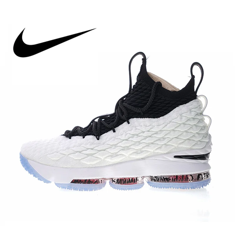 Authentic Nike LeBron 15 EP Men's Basketball Shoes Outdoor Breathable Sneakers Top Quality Designer Footwear 2018 New AQ2364-100
Authentic Nike LeBron 15 EP Men's Basketball Shoes Outdoor Breathable Sneakers Top Quality Designer Footwear 2018 New AQ2364-100