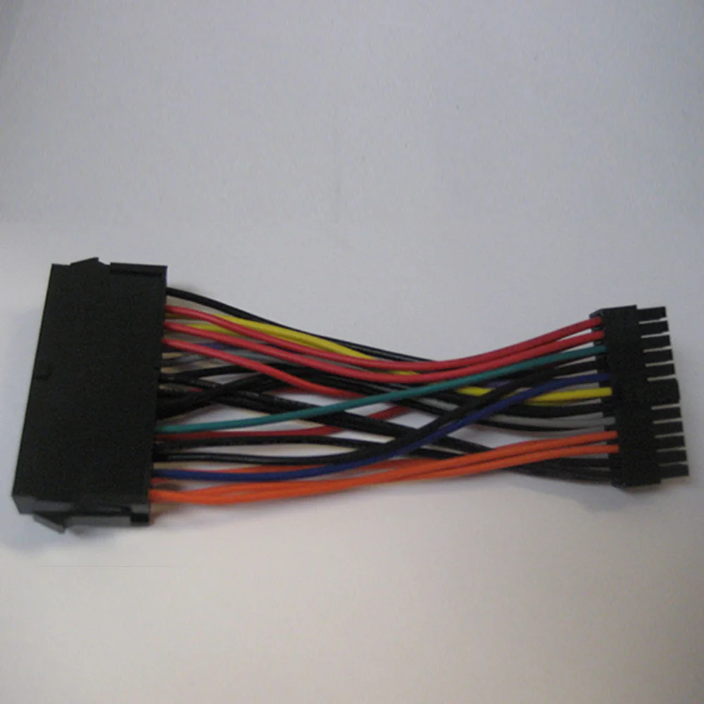 ATX Power Supply 24 Pin to Mini 24 Pin Cable For Dell Optiplex 760 780 960 980 Large 24P to small 24P adapter power cord Adapter
ATX Power Supply 24 Pin to Mini 24 Pin Cable For Dell Optiplex 760 780 960 980 Large 24P to small 24P adapter power cord Adapter