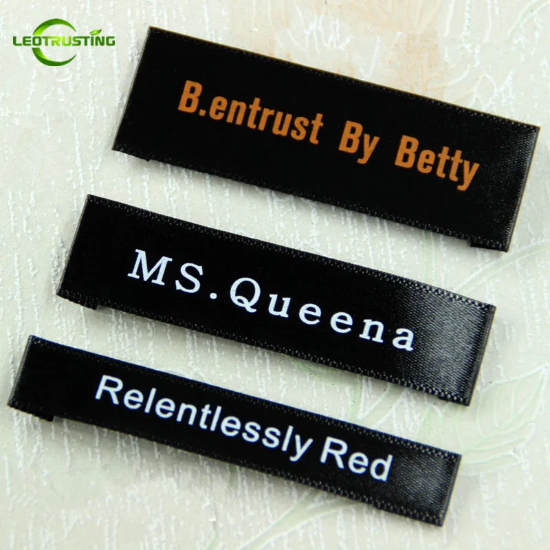 2000pcs Customized Black Satin +white Logo Clothing Labels Custom Printed Brand Labels Fabric Labels for Baby Clothes/T-shirts
2000pcs Customized Black Satin +white Logo Clothing Labels Custom Printed Brand Labels Fabric Labels for Baby Clothes/T-shirts