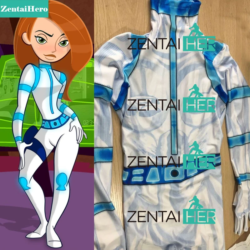 Free Shipping 3D Printing Kim Possible Battle Suit Custom Made Girl Zentai Catsuit White Blue Cosplay Superhero Costume 18012606
Free Shipping 3D Printing Kim Possible Battle Suit Custom Made Girl Zentai Catsuit White Blue Cosplay Superhero Costume 18012606