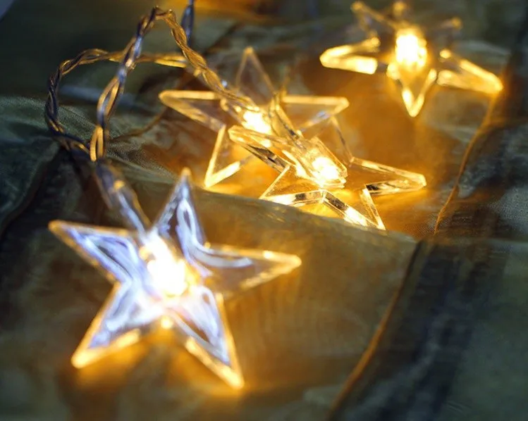 LED Five ponited Star String Fairy flashing porch Lights Battery Operated Christmas outdoor Wedding Garland Home Decorations
LED Five ponited Star String Fairy flashing porch Lights Battery Operated Christmas outdoor Wedding Garland Home Decorations