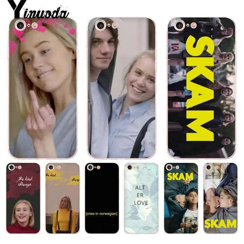 Yinuoda For iPhone 7 6 X Case SKAM TV Transparent Phone Cover Case for iPhone X 6 6s 7 7plus 8 8Plus XS XR 5 5S 5C
Yinuoda For iPhone 7 6 X Case SKAM TV Transparent Phone Cover Case for iPhone X 6 6s 7 7plus 8 8Plus XS XR 5 5S 5C
