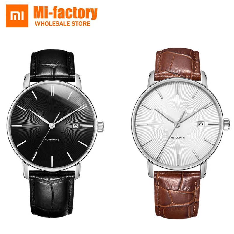 Xiaomi Genuine Leather Mens Mechanical Watches Date Anti-fingerprint Watches Waterproof Wrist Watch Luxury Casual Watch Clock
Xiaomi Genuine Leather Mens Mechanical Watches Date Anti-fingerprint Watches Waterproof Wrist Watch Luxury Casual Watch Clock