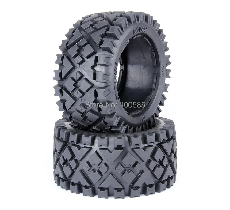 Шины вездеходные Baja 5B 1/5-2 шт. задние для HPI KM RV BAJA SS 95116 | Игрушки и хобби