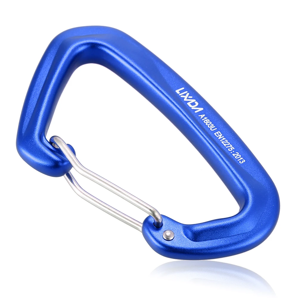 Lixada 28KN Carabiner Quick Clip Equipment Alloy Aluminum Survival Gear Camp Mountaineering Hook Lightweight Climbing Carabiner
Lixada 28KN Carabiner Quick Clip Equipment Alloy Aluminum Survival Gear Camp Mountaineering Hook Lightweight Climbing Carabiner