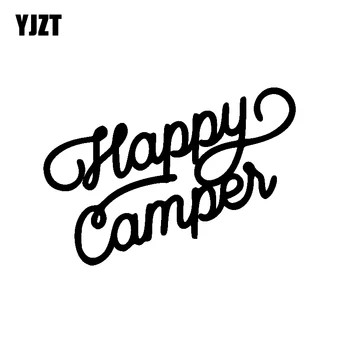 YJZT 15.2CM*10.8CM For Happy Camper Vinyl Letters Car Sticker Decal Black/Silver Waterproof C11-1337
YJZT 15.2CM*10.8CM For Happy Camper Vinyl Letters Car Sticker Decal Black/Silver Waterproof C11-1337