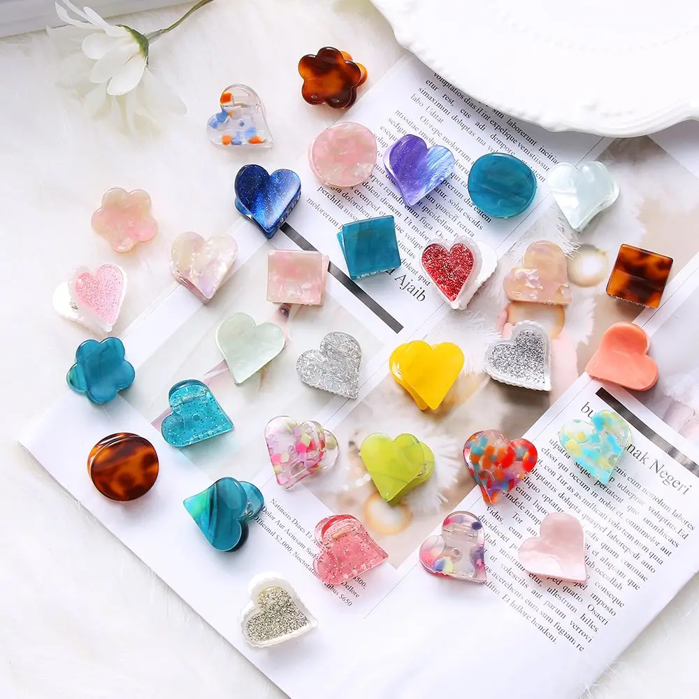Okdeals 1PC Women Girls Fashion Heart-shaped Mini Hair Clip Hair Claw Acetic Acid Natural Stones Grain Hairpins Hair Accessories
Okdeals 1PC Women Girls Fashion Heart-shaped Mini Hair Clip Hair Claw Acetic Acid Natural Stones Grain Hairpins Hair Accessories