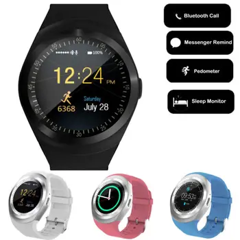 Bluetooth SmartWatch Touch Screen Support SIM TF Card Activity Tracker Pedometer Sleep Monitor Remote Camera for IOS Android
Bluetooth SmartWatch Touch Screen Support SIM TF Card Activity Tracker Pedometer Sleep Monitor Remote Camera for IOS Android