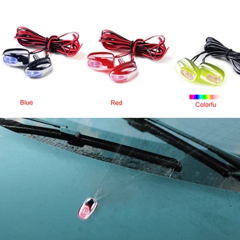 Universal 2pcs Windshield Washer Wiper Jet Water Spray Nozzle Spout with LED Light Lamp for Volkswagen Toyota Nissan Kia
Universal 2pcs Windshield Washer Wiper Jet Water Spray Nozzle Spout with LED Light Lamp for Volkswagen Toyota Nissan Kia
