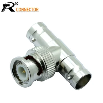 20PCS BNC Connector "T" Type BNC male to 2xBNC female jack Double BNC female adapter for CCTV Camera System
20PCS BNC Connector "T" Type BNC male to 2xBNC female jack Double BNC female adapter for CCTV Camera System