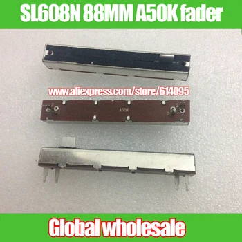 5pcs SL608N 88MM mixer amplifier single joint potentiometer / A50K handle length 8MM sliding straight variable resistor
5pcs SL608N 88MM mixer amplifier single joint potentiometer / A50K handle length 8MM sliding straight variable resistor
