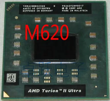 Original AMD Turion II Ultra Mobile M620 Processor 2.50 GHz 2MB L2 Cache Socket S1 (S1g3) PGA638 TMM620DBO23GQ TMM620 Laptop CPU
Original AMD Turion II Ultra Mobile M620 Processor 2.50 GHz 2MB L2 Cache Socket S1 (S1g3) PGA638 TMM620DBO23GQ TMM620 Laptop CPU