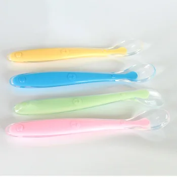 Rosiky Baby Soft silicone feeding spoon baby Spoon Tableware Infant Soft Baby Flatware Feeding Spoon 
Rosiky Baby Soft silicone feeding spoon baby Spoon Tableware Infant Soft Baby Flatware Feeding Spoon