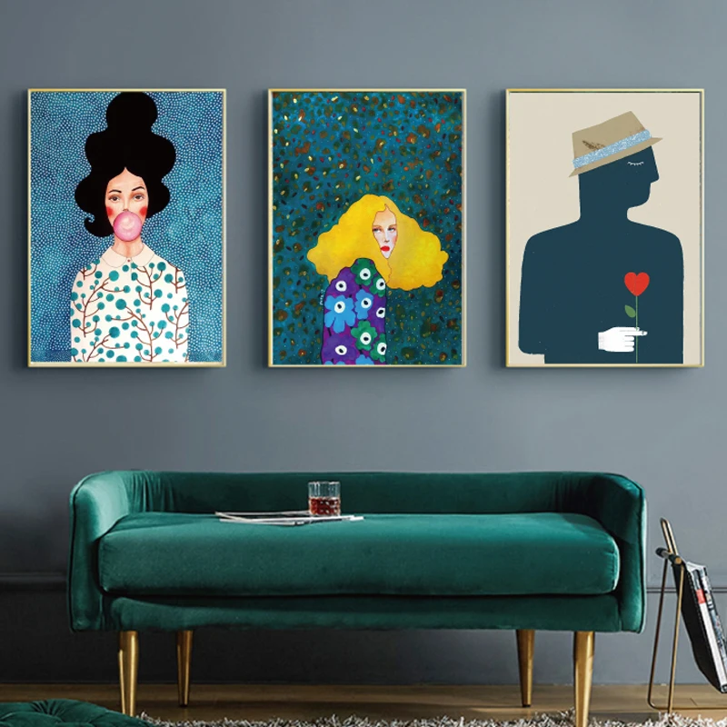 Nordic Modern Style Handdraw Characters Colorful Canvas Poster Nordic Giclee Classic Artwork for Living Room Bedroom Decor pop
Nordic Modern Style Handdraw Characters Colorful Canvas Poster Nordic Giclee Classic Artwork for Living Room Bedroom Decor pop
