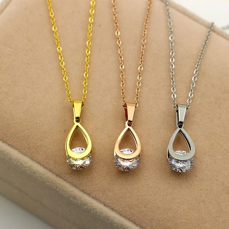 Martick 316L Stainless Steel Drop Shape Pendant Necklace Link Chain Necklace Fashion Jewelry Top Quality For Girl P134
Martick 316L Stainless Steel Drop Shape Pendant Necklace Link Chain Necklace Fashion Jewelry Top Quality For Girl P134