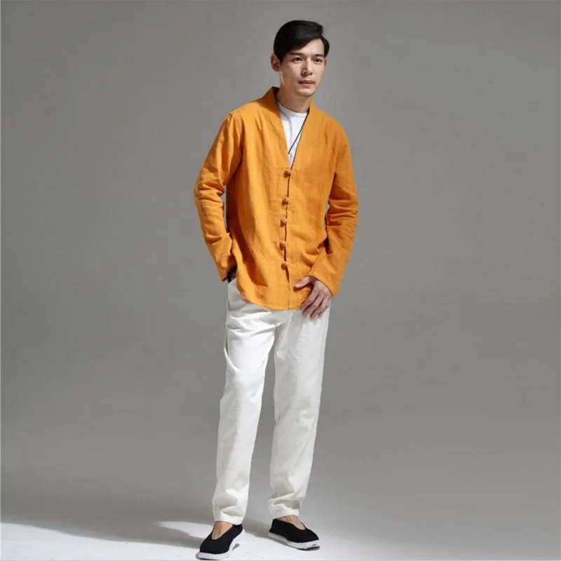 Casual Chinese Shirts Men Cotton Linen Designer Brand Slim Fit Man Shirts Long Sleeve White Shirts For Men Clothes Autumn
Casual Chinese Shirts Men Cotton Linen Designer Brand Slim Fit Man Shirts Long Sleeve White Shirts For Men Clothes Autumn