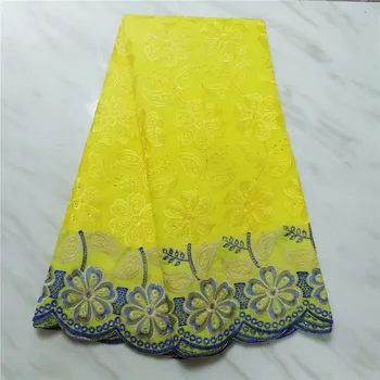 Latest african swiss lace fabric 2019 swiss voile Lace in switzerland yellow 100%cotton dry lace fabric 5yards /lot dress p15-58
Latest african swiss lace fabric 2019 swiss voile Lace in switzerland yellow 100%cotton dry lace fabric 5yards /lot dress p15-58