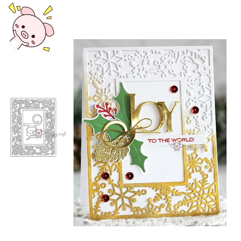 PP Craft metal cutting dies cut die mold new Joy Snowflake frame Scarpbook paper craft knife mould blade punch stencils dies
PP Craft metal cutting dies cut die mold new Joy Snowflake frame Scarpbook paper craft knife mould blade punch stencils dies