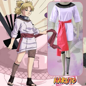 

Hot Anime Naruto Temari Cosplay Costumes Hallowmas Party Clothing Combat Uniform Dress XXS-XXXL Full Set In Stock Or Custom-Make