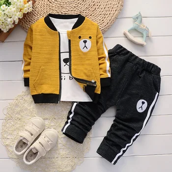 2019 spring New children's clothing Jacket t-shirt and pants 3 pieces Clothing Sets for Boys Cotton Boy's clothes Kids clothes
2019 spring New children's clothing Jacket t-shirt and pants 3 pieces Clothing Sets for Boys Cotton Boy's clothes Kids clothes