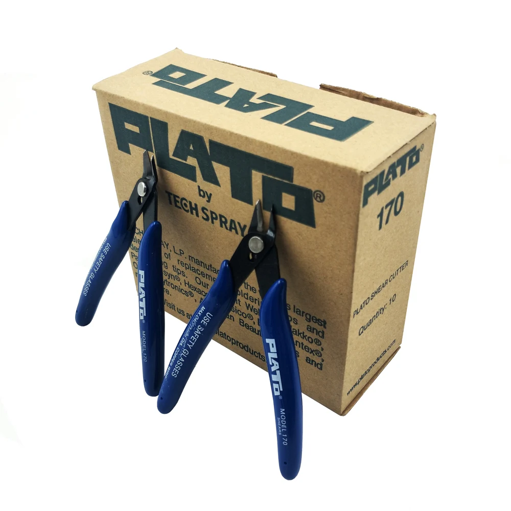 2pcs/lot US PLATO 170 DIY Electronic Diagonal Clamp Pliers Side Cutting Nippers Wire Cutter Scissors Models Grinding Tools
2pcs/lot US PLATO 170 DIY Electronic Diagonal Clamp Pliers Side Cutting Nippers Wire Cutter Scissors Models Grinding Tools