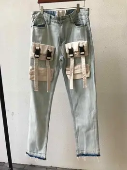 Owen Seak Men Denim Jeans 100% Cotton Classic Gothic Men's Clothing Coated Summer Straight Men Solid Pockets Jeans Pants
Owen Seak Men Denim Jeans 100% Cotton Classic Gothic Men's Clothing Coated Summer Straight Men Solid Pockets Jeans Pants