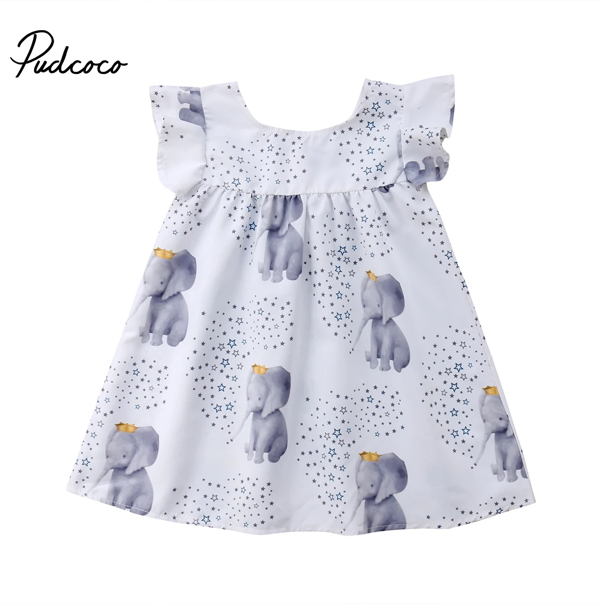 2018 Brand New Newborn Toddler Kid Baby Girl Pretty Princess Dress Elephant Stars Summer Sleeveless Sundress Ruffle Dress 1-5T
2018 Brand New Newborn Toddler Kid Baby Girl Pretty Princess Dress Elephant Stars Summer Sleeveless Sundress Ruffle Dress 1-5T